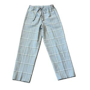 Aritzia Babaton Jimmy Grey Plaid Pants Size XS
